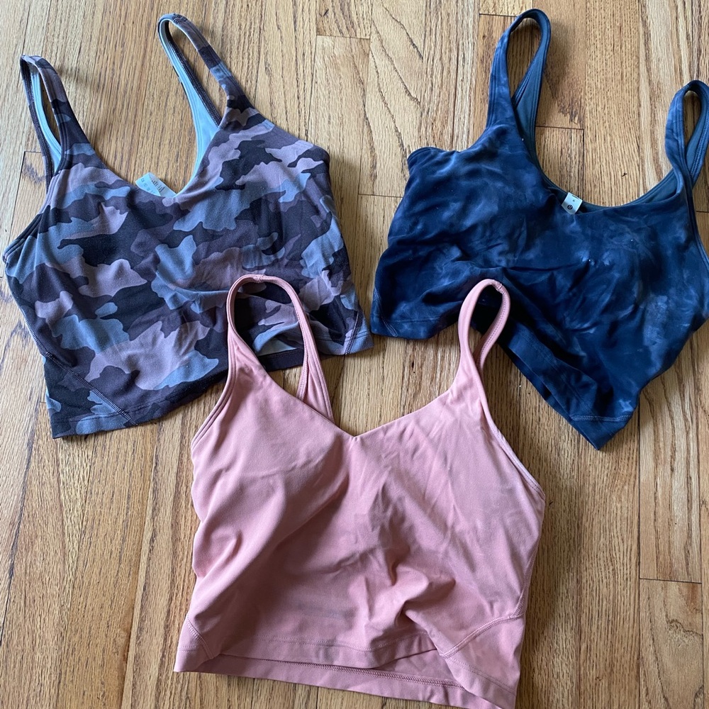 lululemon athletica align cropped tank tops